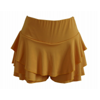 Women Pleated Ruffles Culottes Shorts Skirts AI